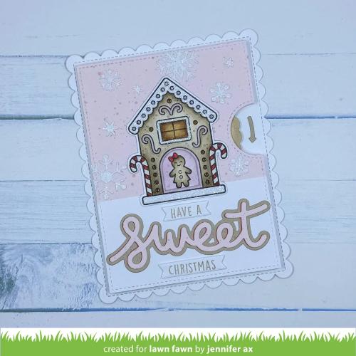 Lawn Fawn - Stamps - Gingerbread House