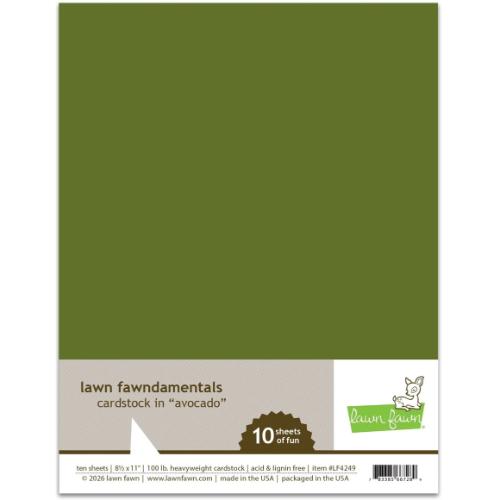 Lawn Fawn - Cardstock - Avocado