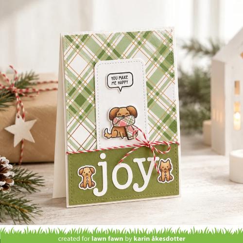 Lawn Fawn - Stamps - Cozy Dogs Christmas Add-On