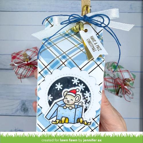 Lawn Fawn - Paper - Let It Shine Holiday Plaids - Collection Pack - Postage as per Actual