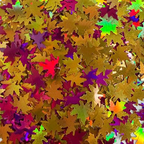 Lawn Fawn - Tiny Treasures - Fall Leaf Confetti Mix