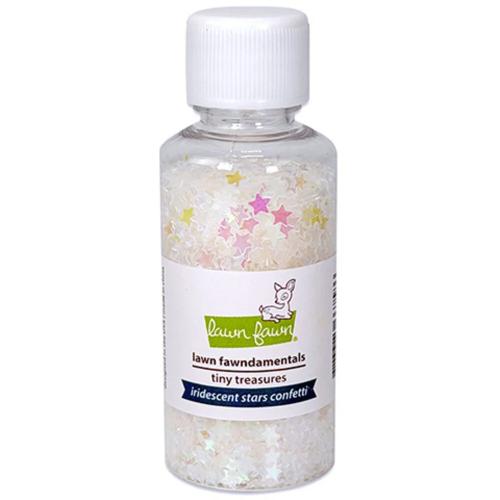 Lawn Fawn - Tiny Treasures - Iridescent Stars Confetti