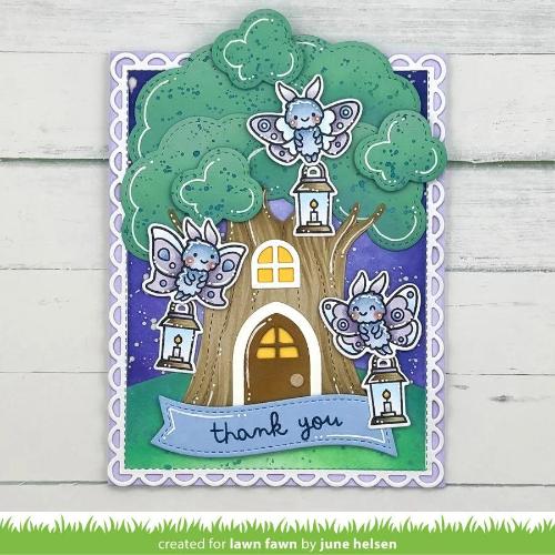 Lawn Fawn - Lawn Clippings - I Like Cute Moths Coloring Stencils
