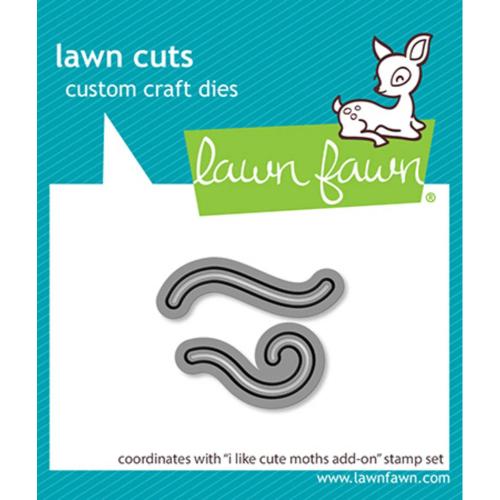 Lawn Fawn - Lawn Cuts - I Like Cute Moths Add-On Dies