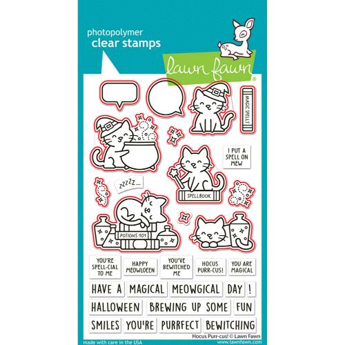Lawn Fawn - Lawn Cuts - Hocus Purr-cus! Dies