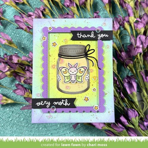 Lawn Fawn - Stamps - I Like Cute Moths