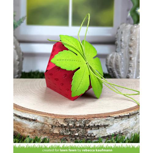 Lawn Fawn - Lawn Cuts - Strawberry Treat Box Dies