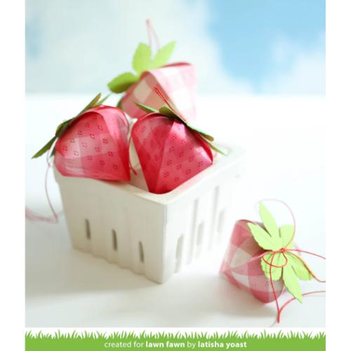 Lawn Fawn - Lawn Cuts - Strawberry Treat Box Dies