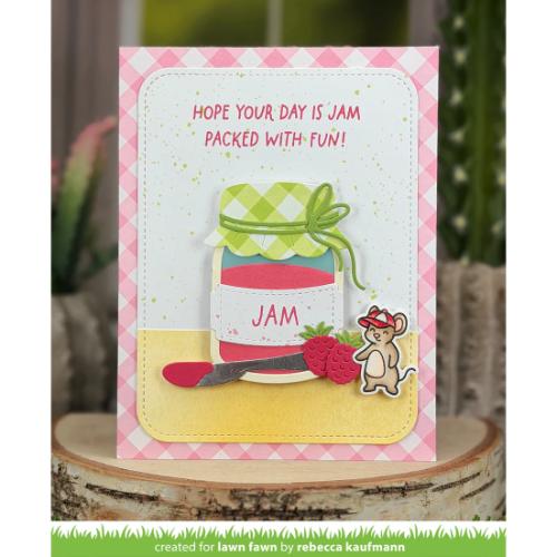 Lawn Fawn - Stamps - Jam and Honey Sentiments