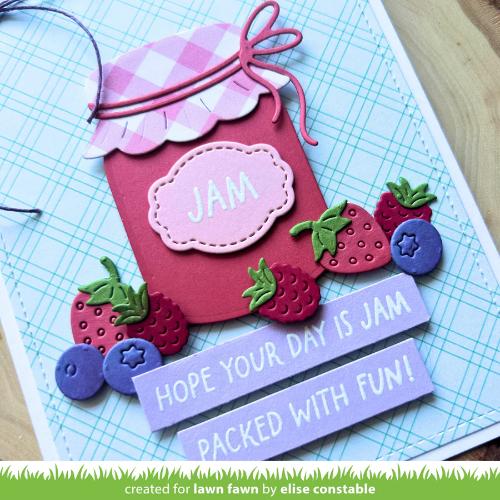 Lawn Fawn - Stamps - Jam and Honey Sentiments