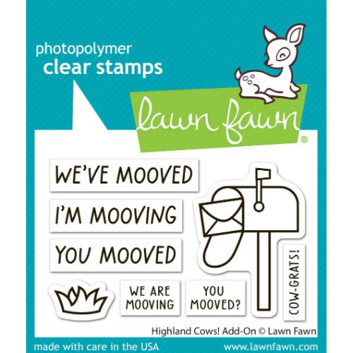 Lawn Fawn - Stamps - Highland Cows! Add-On