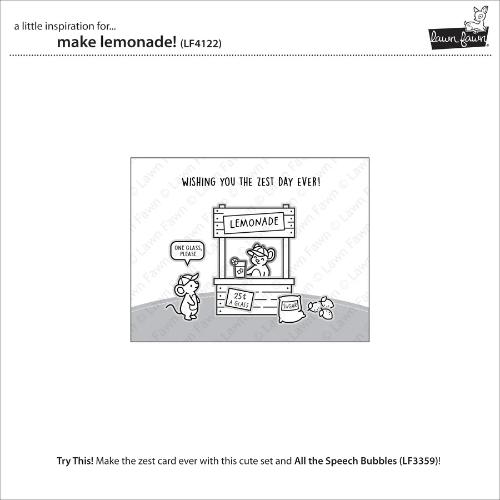 Lawn Fawn - Stamps - Make Lemonade!
