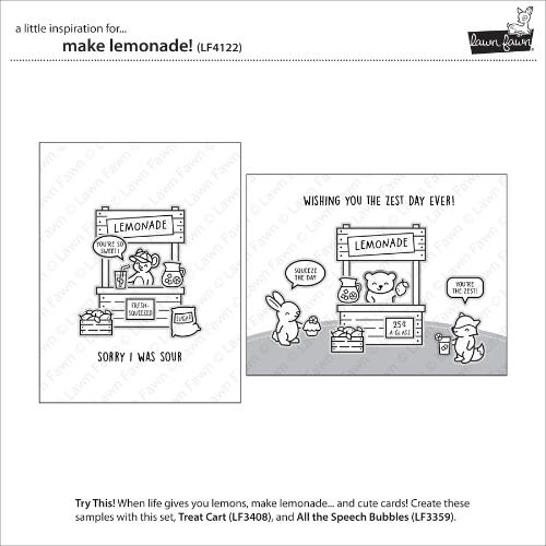 Lawn Fawn - Stamps - Make Lemonade!