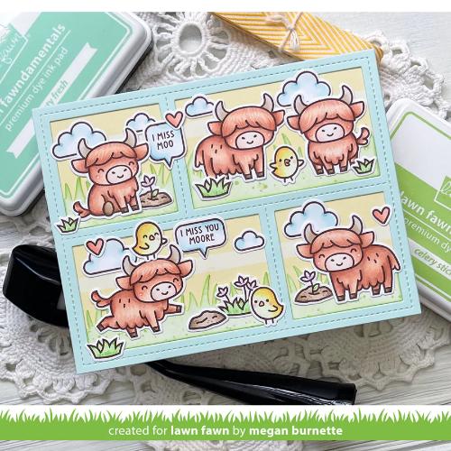 Lawn Fawn - Stamps - Highland Cows!