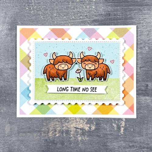 Lawn Fawn - Stamps - Highland Cows!