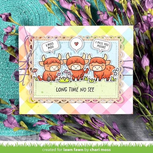 Lawn Fawn - Stamps - Highland Cows!