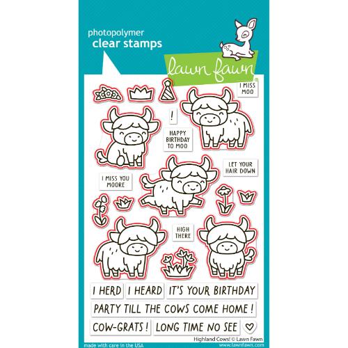 Lawn Fawn - Lawn Cuts - Highland Cows! Dies