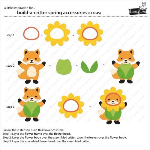 Lawn Fawn - Lawn Cuts - Build-A-Critter Spring Accessories Dies