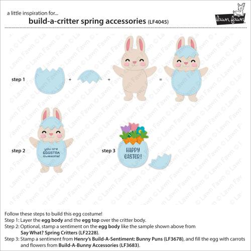 Lawn Fawn - Lawn Cuts - Build-A-Critter Spring Accessories Dies