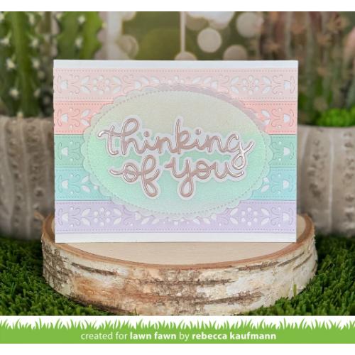Lawn Fawn - Folksy Sprig Border Die