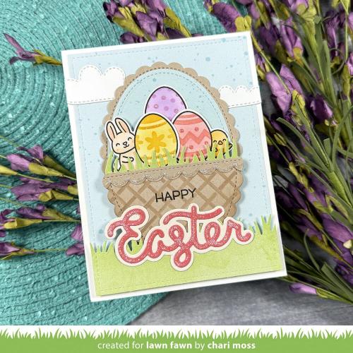 Lawn Fawn - Stamps - Stamp 'n Stencil Easter Eggs