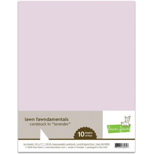 Lawn Fawn - Cardstock - Lavender