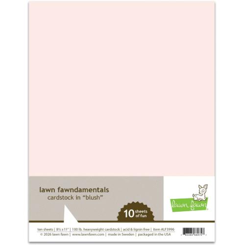 Lawn Fawn - Cardstock - Blush
