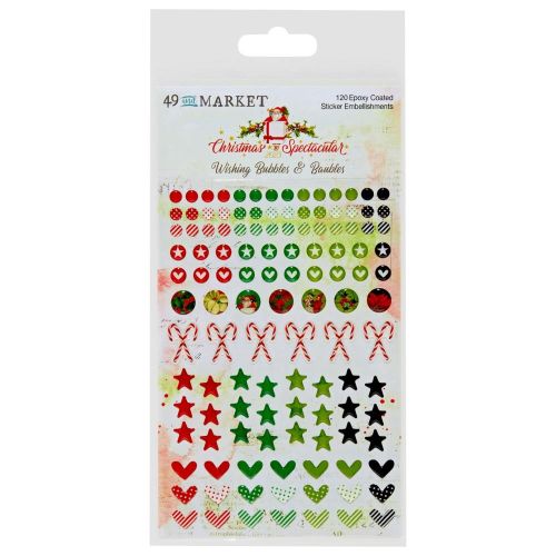 49 & Market Christmas Spectacular 2023 Stickers Wishing Bubbles & Baubles