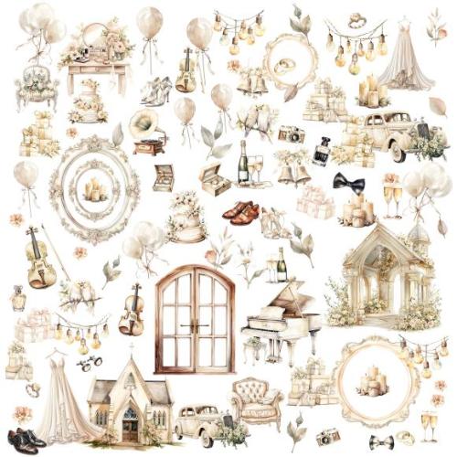 49 And Market Laser Cut Outs Elements, One Perfect Day - Postage as per Actual