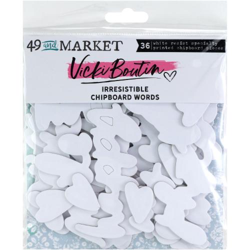 49 And Market Chipboard Set-Words, Irresistible
