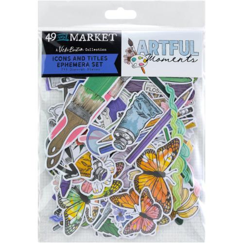 49 And Market Ephemera Bits-Icons And Titles, Artful Moments