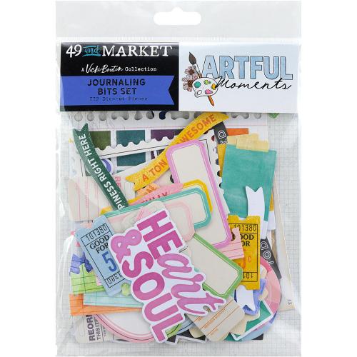 49 And Market Die-Cuts-Journaling Bits, Artful Moments