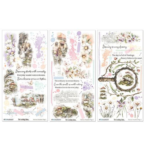 49 And Market Blendable Rub-On Transfer Set 6"X12"-The Looking Glass - Postage as per Actual
