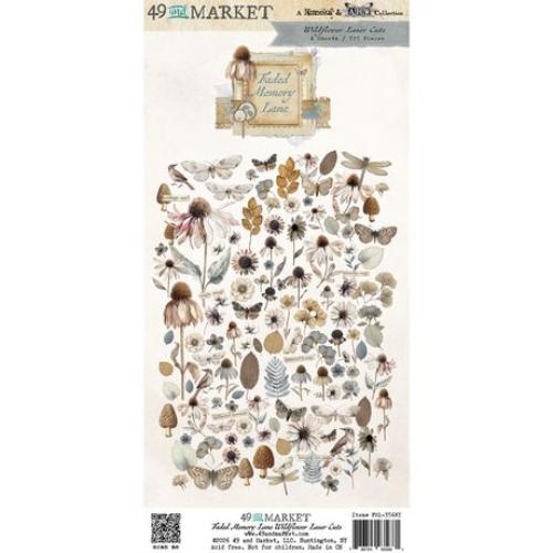 49 and Market Laser Cut Outs-Wildflowers, Faded Memory Lane - Postage as per Actual
