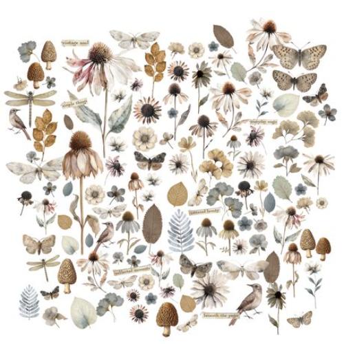 49 and Market Laser Cut Outs-Wildflowers, Faded Memory Lane - Postage as per Actual