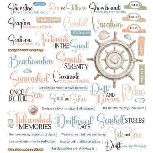 49 & Market Coastal Soul Chipboard Set