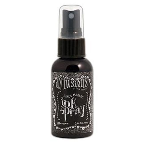 Dylusions Ink Spray 2oz Black Marble
