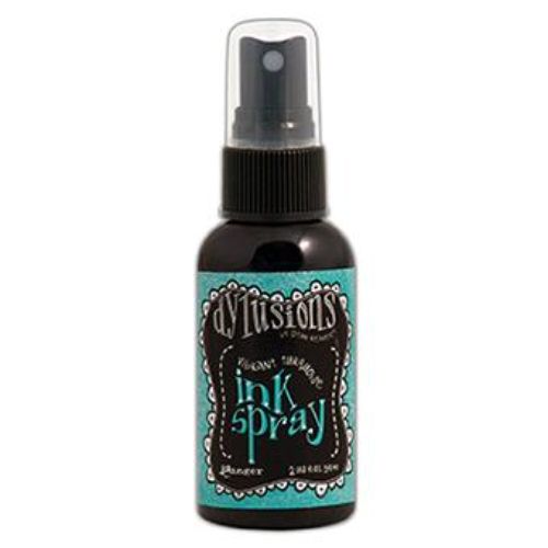 Dylusions Ink Spray 2oz Vibrant Turquoise