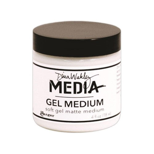Dina Wakley Media Gel Medium 4oz Jar Matte Finish