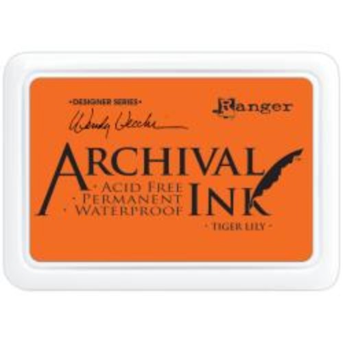 Wendy Vecchi Archival Ink Pad Tiger Lily - Krafters Cart