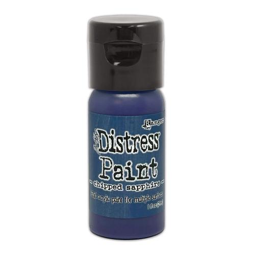 Tim Holtz Distress Paint Flip Top 1oz-Chipped Sapphire