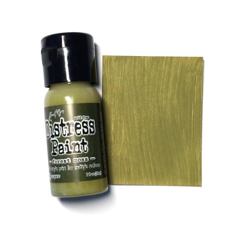 Tim Holtz Distress Paint Flip Top 1oz-Forest Moss