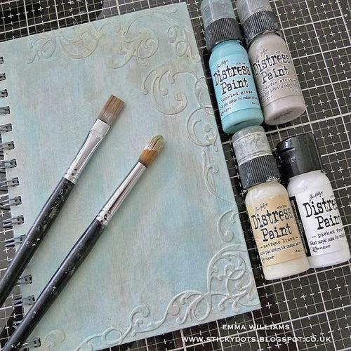 Tim Holtz Distress Paint Flip Top 1oz-Pumice Stone