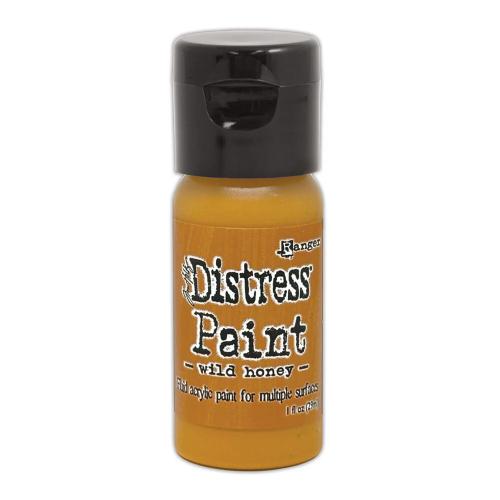 Tim Holtz Distress Paint Flip Top 1oz-Wild Honey