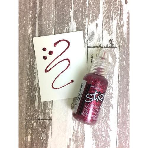 Ranger Stickles Glitter Glue .5oz-Rhubarb