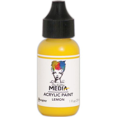 Dina Wakley Media Acrylic Paint 1oz Lemon
