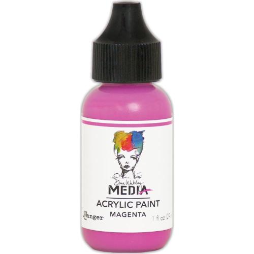 Dina Wakley Media Acrylic Paint 1oz Magenta