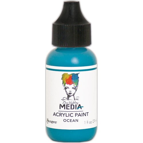 Dina Wakley Media Acrylic Paint 1oz Ocean
