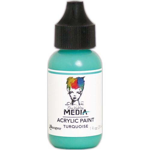 Dina Wakley Media Acrylic Paint 1oz Turquoise