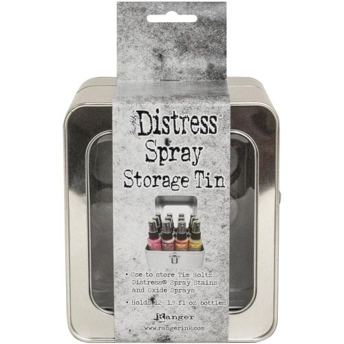 Tim Holtz Distress Oxide Spray Storage Tin Holds 12 - NO FREE POSTAGE